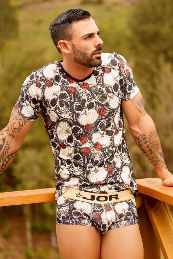 conjunto de slip y camiseta