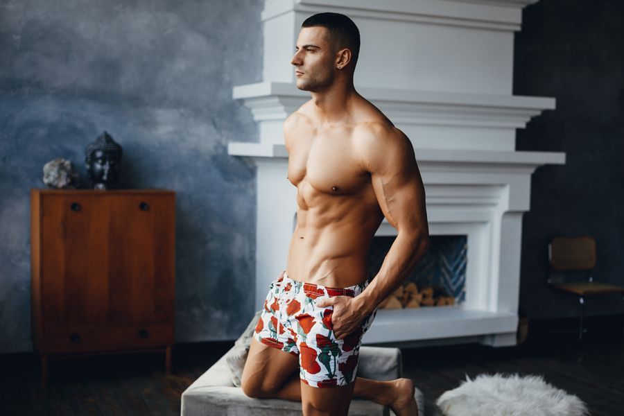 bañadores hombre flores