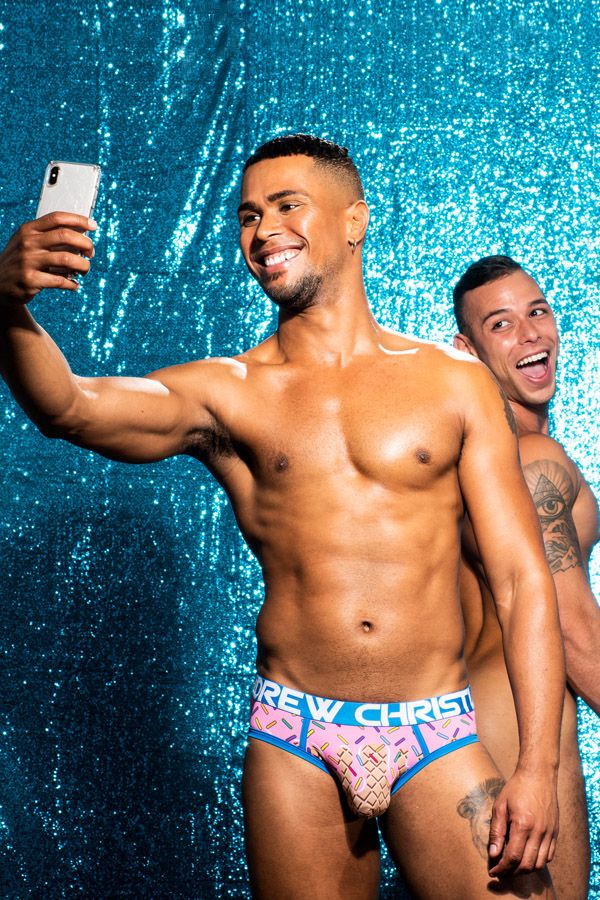 selfie en calzoncillos