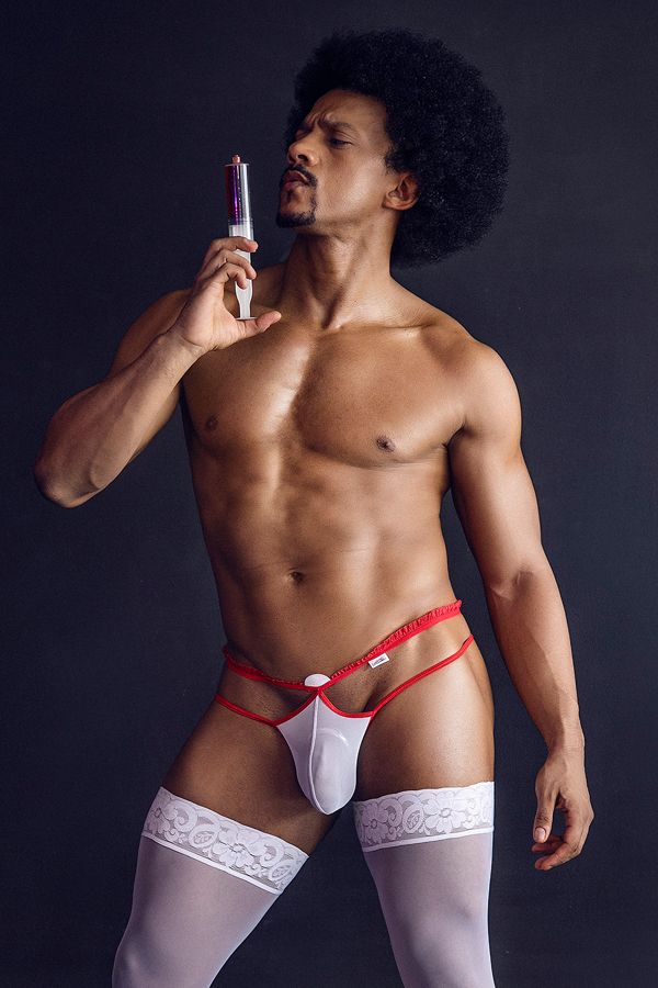 lencería transparente para hombre
