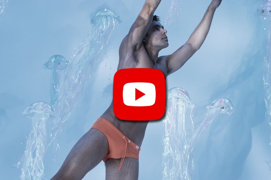 vídeo de bañadores hombre