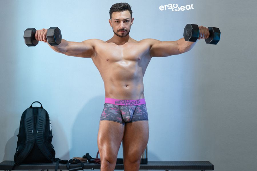 bóxers con estampado camuflaje
